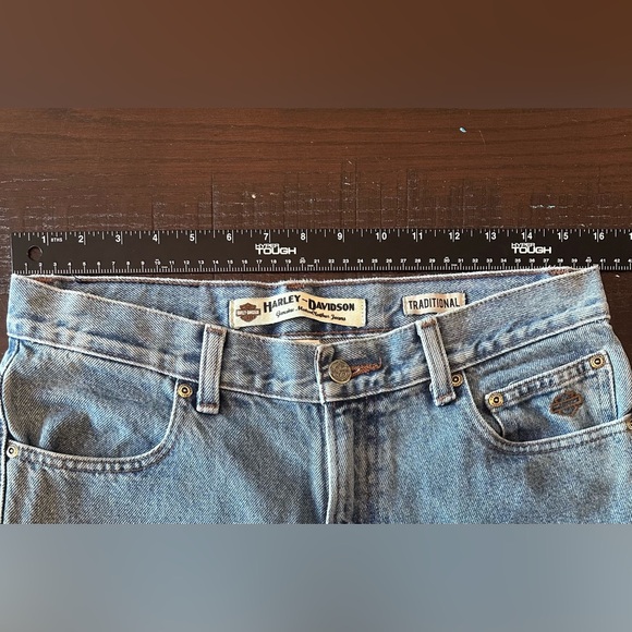 Harley-Davidson Men's Blue Straight Jeans - Picture 6 of 7